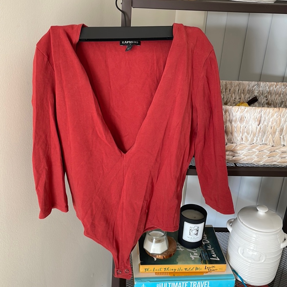 Express low cut tight bodysuit